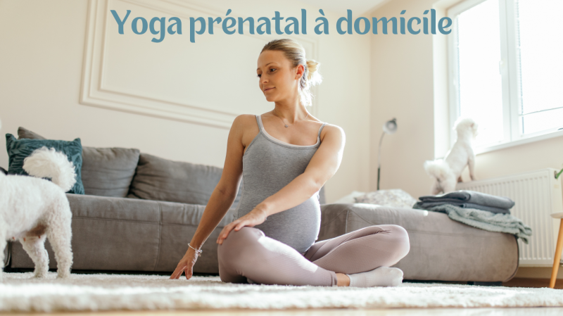 yoga prénatal bayonne femme enceinte domicile